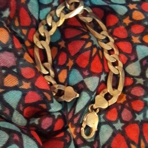 Sterling 9 inch Figaro Bracelet/Anklet